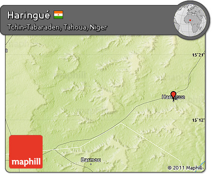 Physical Map of Haringué