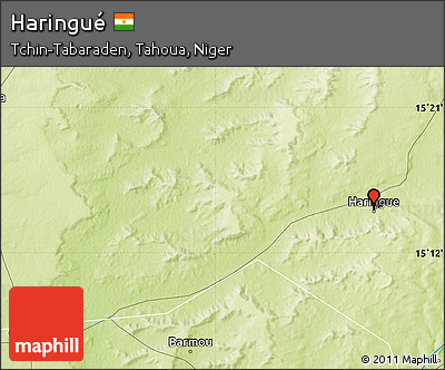 Physical Map of Haringué