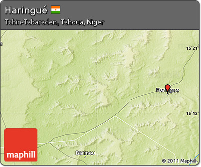 Physical Map of Haringué
