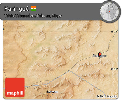 Satellite Map of Haringué