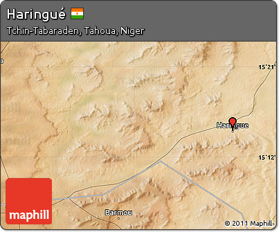 Satellite Map of Haringué