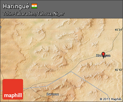 Satellite Map of Haringué