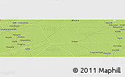 Physical Panoramic Map of the area around 15° 17' 31" N, 5° 1' 30" W