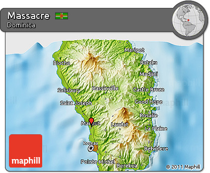 Physical 3D Map of Massacre