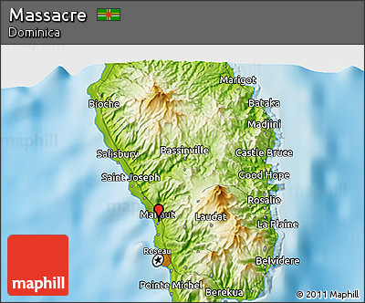 Physical 3D Map of Massacre
