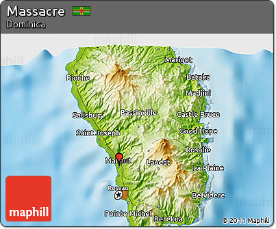 Physical 3D Map of Massacre