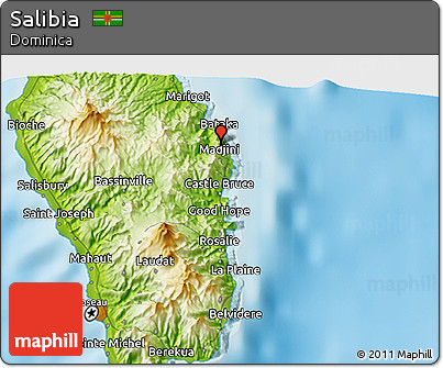 Physical 3D Map of Salibia