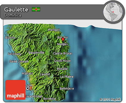 Satellite 3D Map of Gaulette