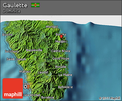 Satellite 3D Map of Gaulette