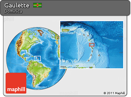 Physical Location Map of Gaulette