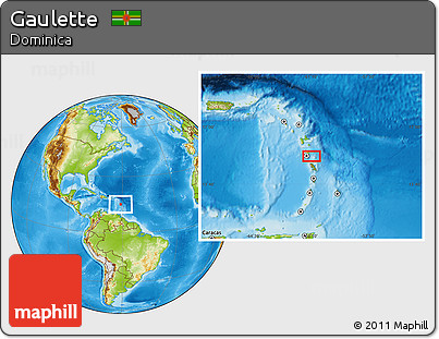 Physical Location Map of Gaulette