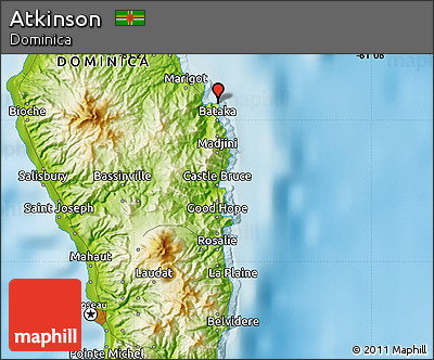 Physical Map of Atkinson