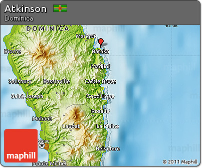 Physical Map of Atkinson