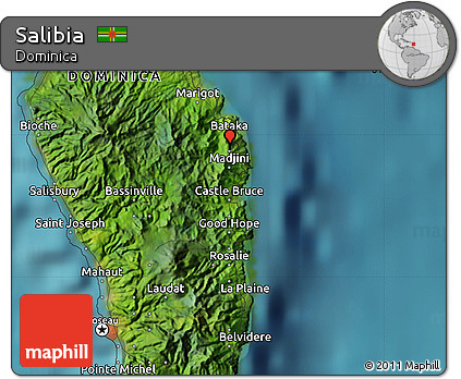 Satellite Map of Salibia