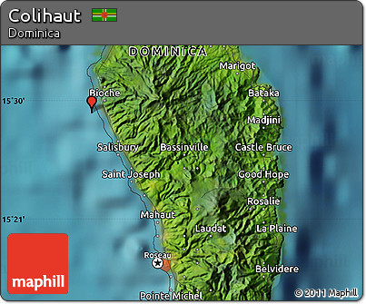 Satellite Map of Colihaut