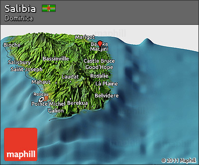 Satellite Panoramic Map of Salibia
