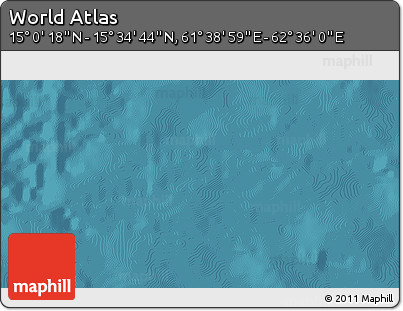 Satellite 3D Map of the Area around 15° 17' 31" N, 62° 7' 30" E