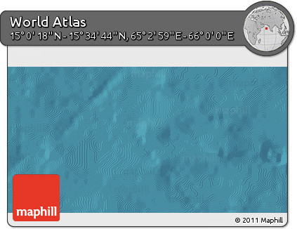 Satellite 3D Map of the Area around 15° 17' 31" N, 65° 31' 30" E