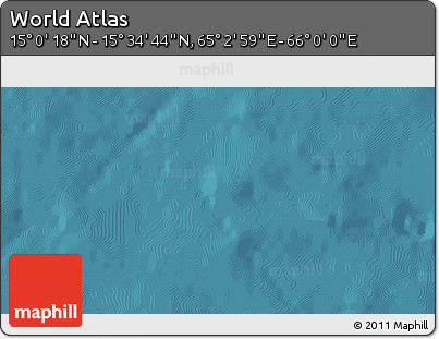 Satellite 3D Map of the Area around 15° 17' 31" N, 65° 31' 30" E