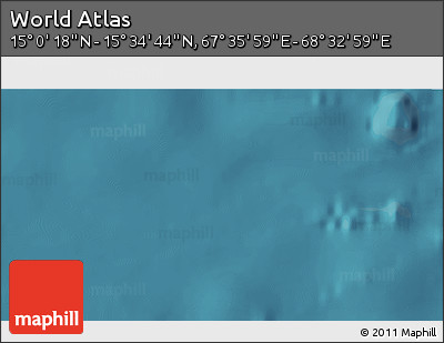 Satellite 3D Map of the Area around 15° 17' 31" N, 68° 4' 29" E