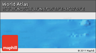 Physical Panoramic Map of the Area around 15° 17' 31" N, 68° 4' 29" E