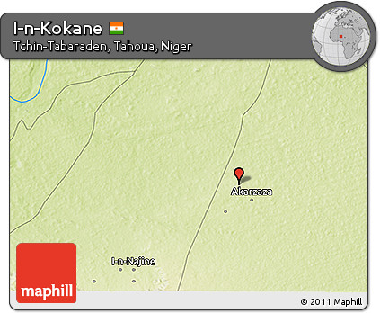Physical 3D Map of I-n-Kokane