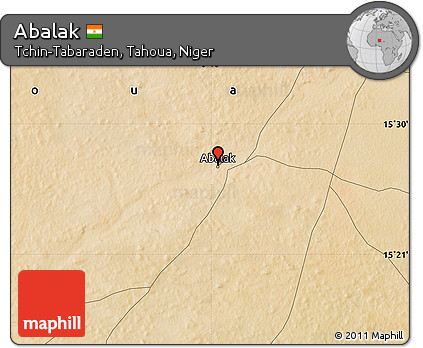 Satellite Map of Abalak