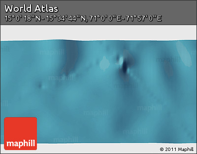 Satellite 3D Map of the Area around 15° 17' 31" N, 71° 28' 29" E