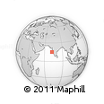 Outline Map of the Area around 15° 17' 31" N, 72° 19' 29" E, rectangular outline