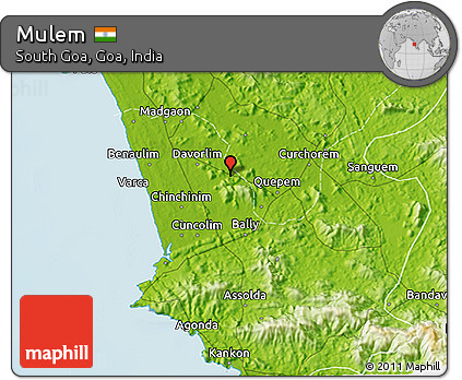 Physical 3D Map of Mulem