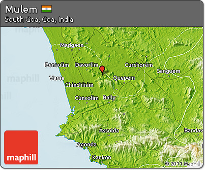 Physical 3D Map of Mulem
