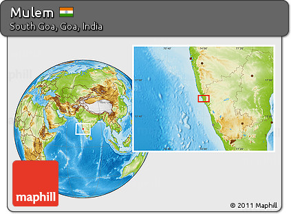 Physical Location Map of Mulem