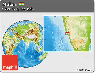 Physical Location Map of Mulem