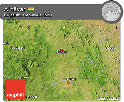 Satellite Map of Alnāvar