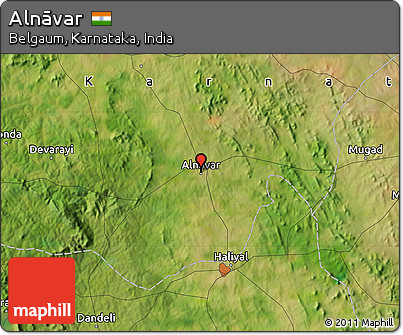 Satellite Map of Alnāvar