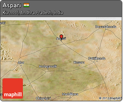 Satellite 3D Map of Aspari