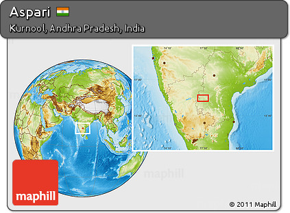 Physical Location Map of Aspari