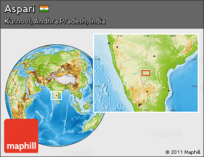 Physical Location Map of Aspari