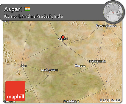 Satellite Map of Aspari