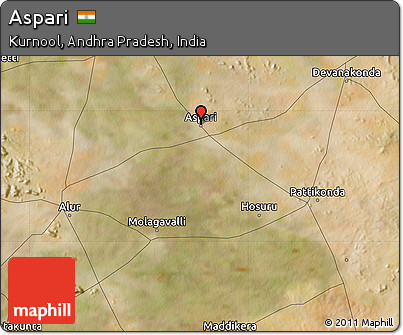 Satellite Map of Aspari