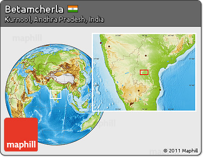 Physical Location Map of Betamcherla