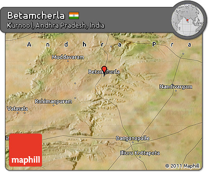 Satellite Map of Betamcherla