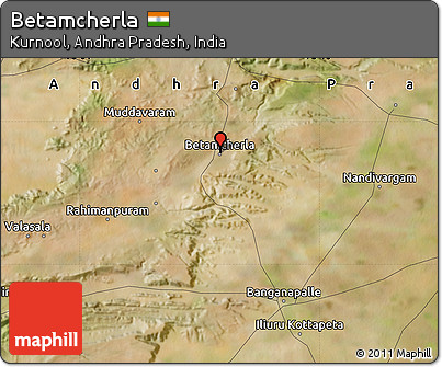 Satellite Map of Betamcherla