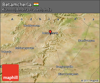 Satellite Map of Betamcherla