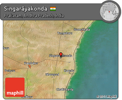Satellite 3D Map of Singarāyakonda