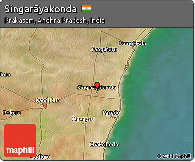 Satellite 3D Map of Singarāyakonda