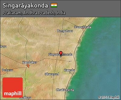 Satellite 3D Map of Singarāyakonda