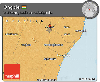 Political Map of Ongole