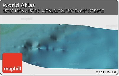 Satellite Panoramic Map of the Area around 15° 17' 31" N, 80° 49' 29" E