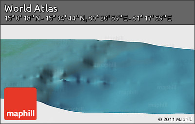 Satellite Panoramic Map of the Area around 15° 17' 31" N, 80° 49' 29" E